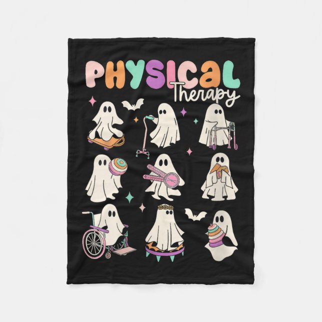 Womens Cute Ghost Physical Therapy Pt Physical The Fleecedecke (Vorderseite)