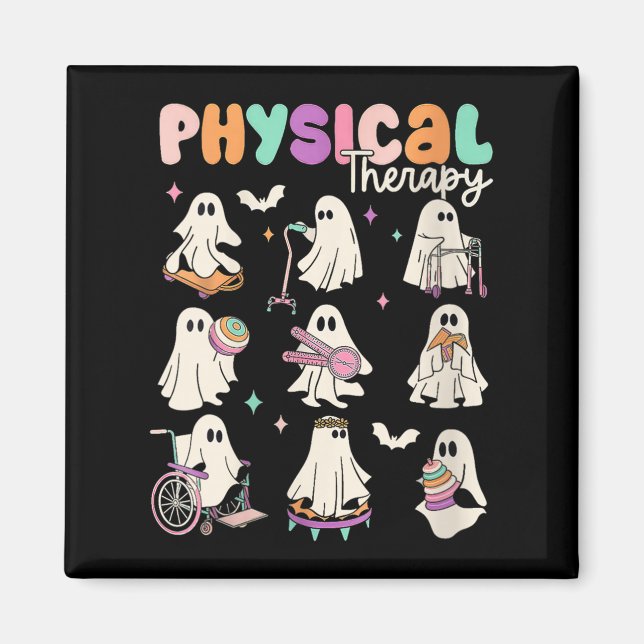 Womens Cute Ghost Physical Therapy Pt Physical The Magnet (Vorne)