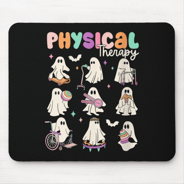 Womens Cute Ghost Physical Therapy Pt Physical The Mousepad (Vorne)