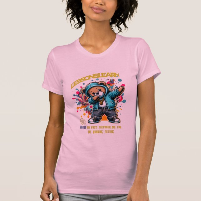 WOMEN'S DABBING FUTURE LESSONS LEARN SOFT TEE (Vorderseite)