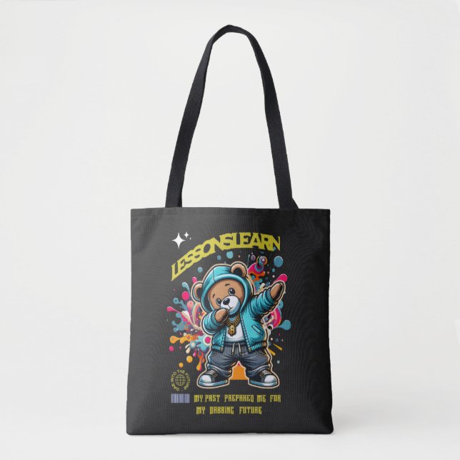 WOMEN'S DABBING FUTURE LESSONS LEARN TOTE BAG (Vorderseite)