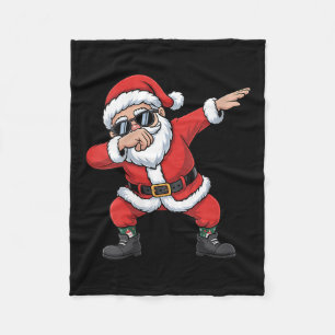 Womens Dabbing Weihnachtsbaumleuchten X Fleecedecke