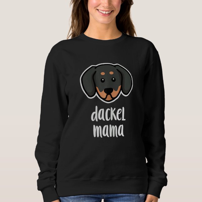 Womens Dachshund Mum Sweatshirt (Vorderseite)