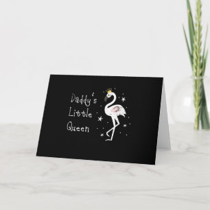Womens Daddys Little Queen Cute Dankeskarte