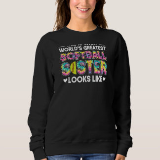 Womens das ist das, was der bestste Softballsist d Sweatshirt
