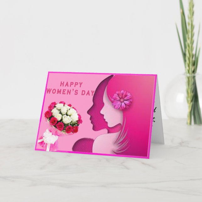 women's day card feiertagskarte (Vorderseite)