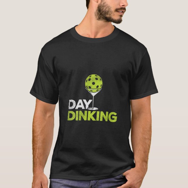 Womens Day Dinking Pickleball Funny Pickle Ball Di T-Shirt (Vorderseite)