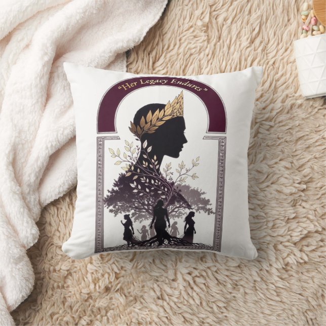 Womens Day Strength Legacy, Women Empowerment Gift Kissen (Decke)