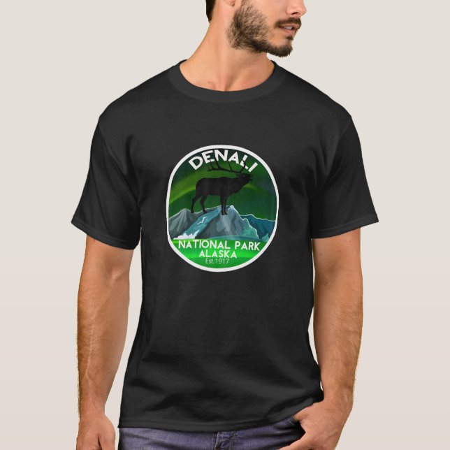 Womens Denali Alaska Nationalpark T-Shirt (Vorderseite)