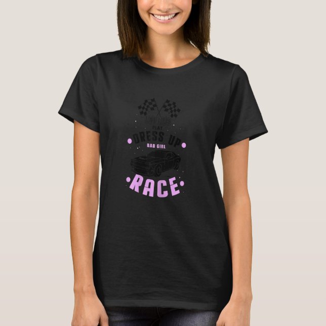 Womens Dirt Track Racing Designs for Race Track an T-Shirt (Vorderseite)