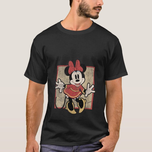 Womens Disney Mickey And Friends Lunar New Year Mi T-Shirt (Vorderseite)