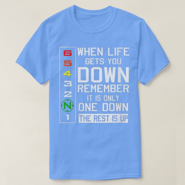 Womens Down Motorrad Sie, wenn T-Shirt (Design vorne)
