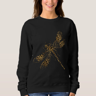 Womens Dragonfly Leopard Print T - Shirt Einziga