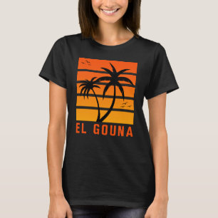 Women's El Gouna Vintage Orange Sonnenuntergang T- T-Shirt