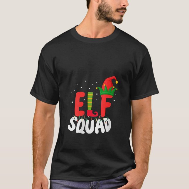 Womens Elf Squad Toddler Family Reunion Christmas  T-Shirt (Vorderseite)
