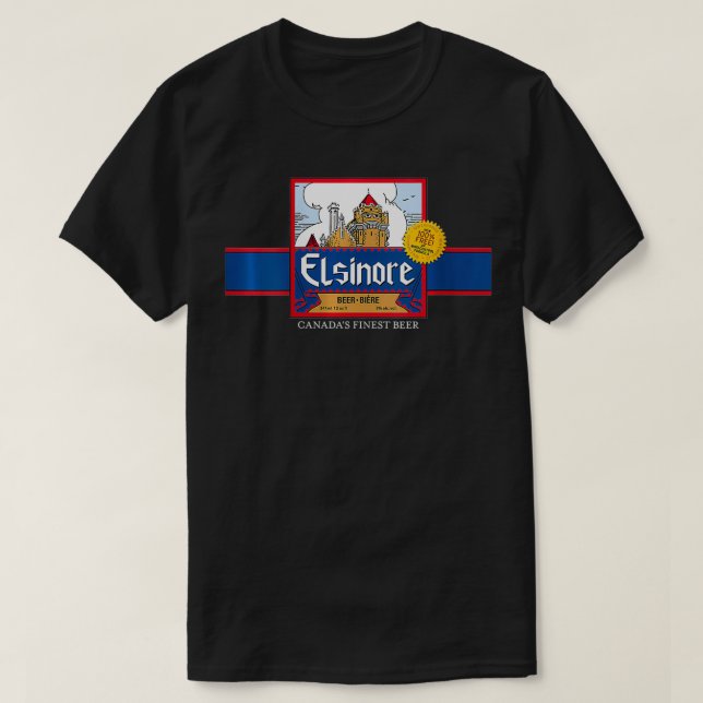 Womens Elsinore Bier Neu & Verbesserter Retro 80er T-Shirt (Design vorne)