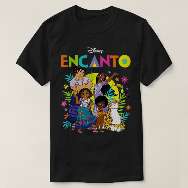 Womens Encanto Character Group VNeck T-Shirt (Design vorne)
