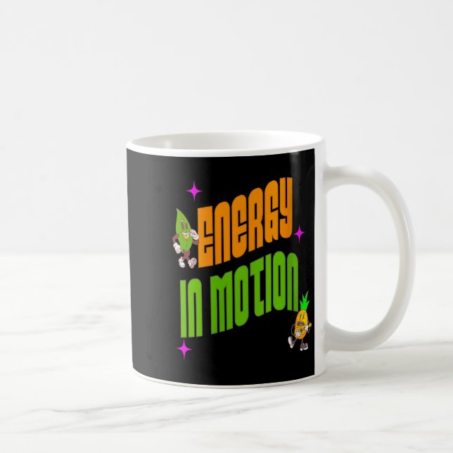 Womens Energy In Action Fun Trocal Active Lifestyl Kaffeetasse (Rechts)