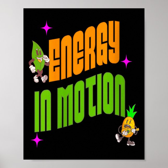 Womens Energy In Action Fun Trocal Active Lifestyl Poster (Vorne)