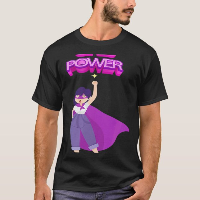 Women's Equality Day Girls Power T-Shirt (Vorderseite)