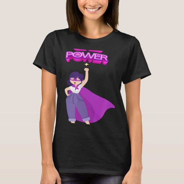 Women's Equality Day Girls Power T-Shirt (Vorderseite)
