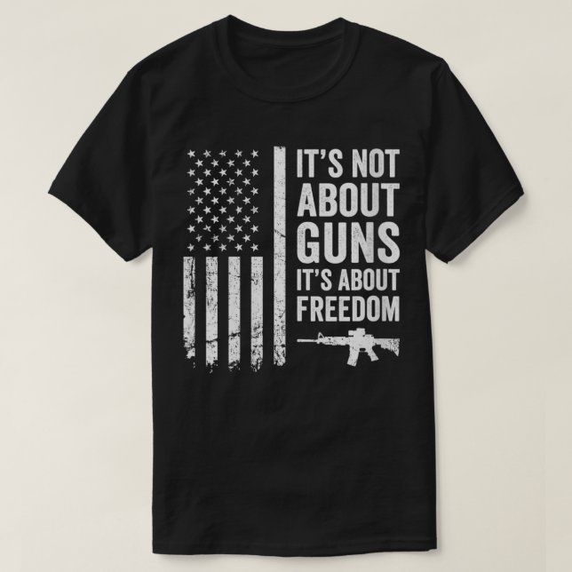 Womens es geht nicht um Waffen, sondern um Freihei T-Shirt (Design vorne)
