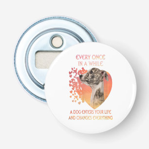 Womens Every Once In A While A Dog Enters Flaschenöffner