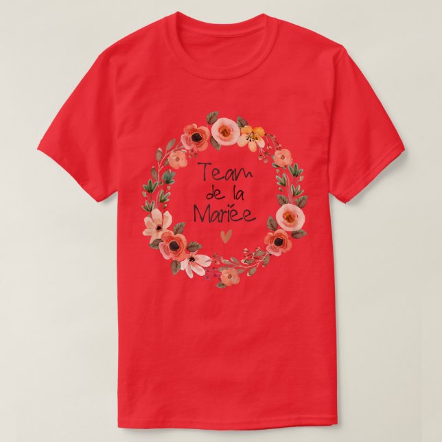 Womens EVJF Personalisiert Team Bride Crown Te T-Shirt (Design vorne)