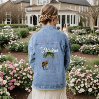 Womens Fabulous Wild Tiger Palm Tree