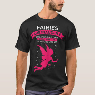 Womens Fairies Angels Magic Sparkels Zitat, Fee T-Shirt