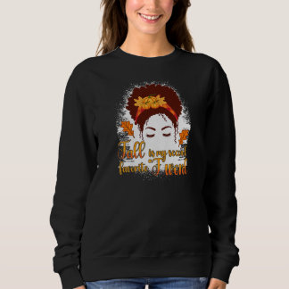 Womens Fall Is My Second Favorite F Word Fall Mes Sweatshirt