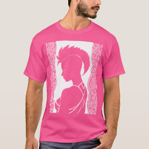 Womens Fantasy Post Punk Celtic Tribal Art Batcave T-Shirt