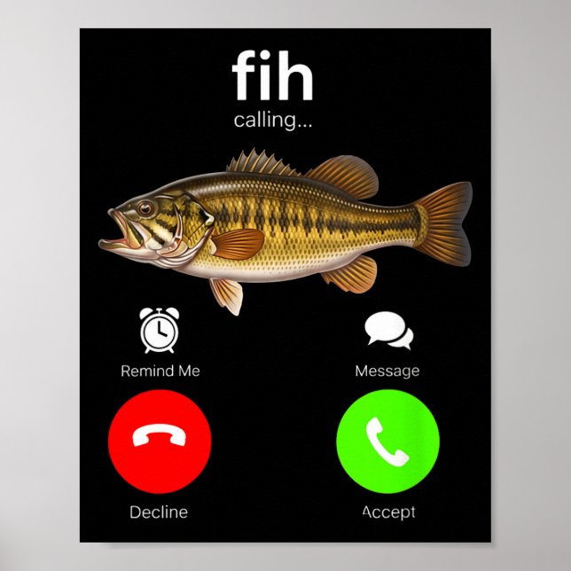 Women's fih calling remind decline accept phone poster (Vorne)