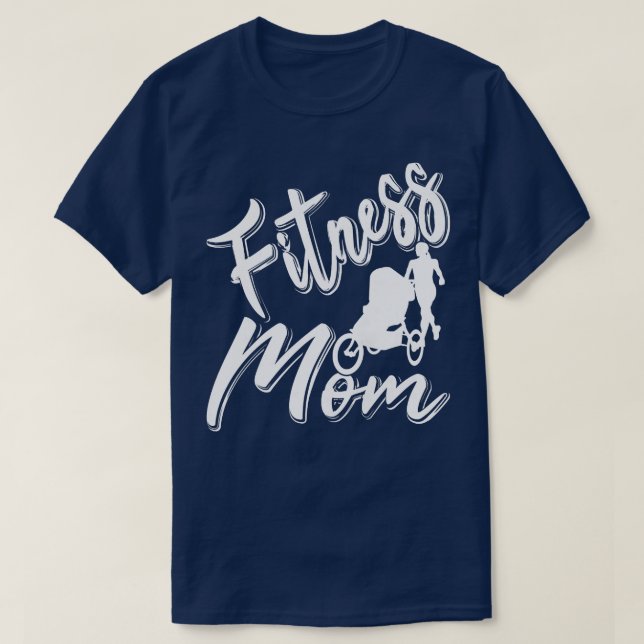 Womens Fitness Mom Mother's Day Sport Mother Worko T-Shirt (Design vorne)
