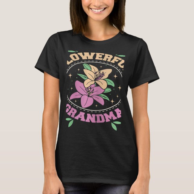 Womens Flowerful grandma T-Shirt (Vorderseite)