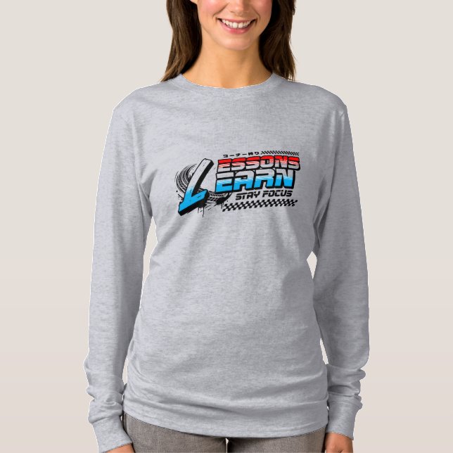 WOMEN'S FOCUS LESSONS LEARN LONG SLEEVE TEE (Vorderseite)