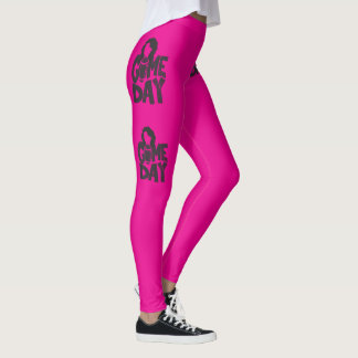 Women's Football Gameday Pink Leggings