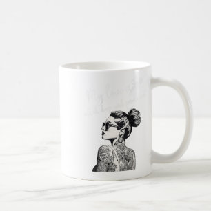 Womens for anti Valentine's Day Tattooed Single Wo Kaffeetasse
