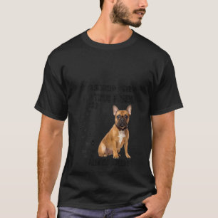 Womens French Bulldog Quote Mama Vater drucken Nie T-Shirt