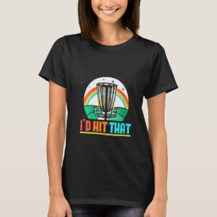 Womens Frisbee Golfer Stupid Tree Frolf Disk Gol T-Shirt