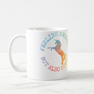 Womens Fun Gifts For Women Feeling Magical But Als Kaffeetasse