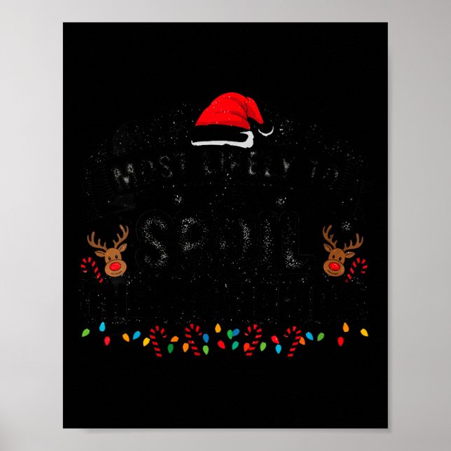 Womens Fun Humoir Most Likely To Sil The Grandkids Poster (Vorne)