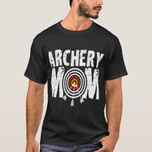 Womens Funny Archery Mama Archery Shooter Bow T-Shirt