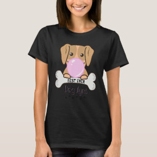 Womens Funny Best Ever Dount Bubble Gum T-Shirt