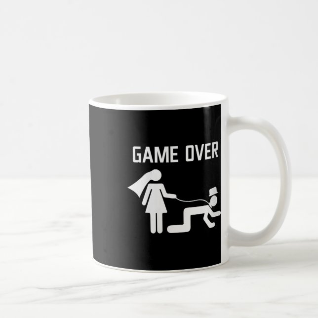 Womens Funny Bride Groom Wedding Bachelor Bachelor Kaffeetasse (Rechts)