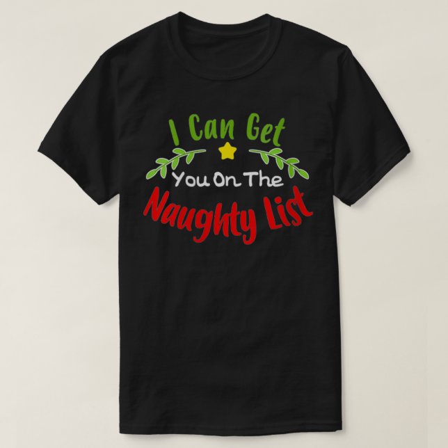 Womens Funny Christmas Gag Geschenk, das ich dir j T-Shirt (Design vorne)