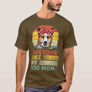Womens Funny Corgi Vintag Phantastisch wie meine M T-Shirt