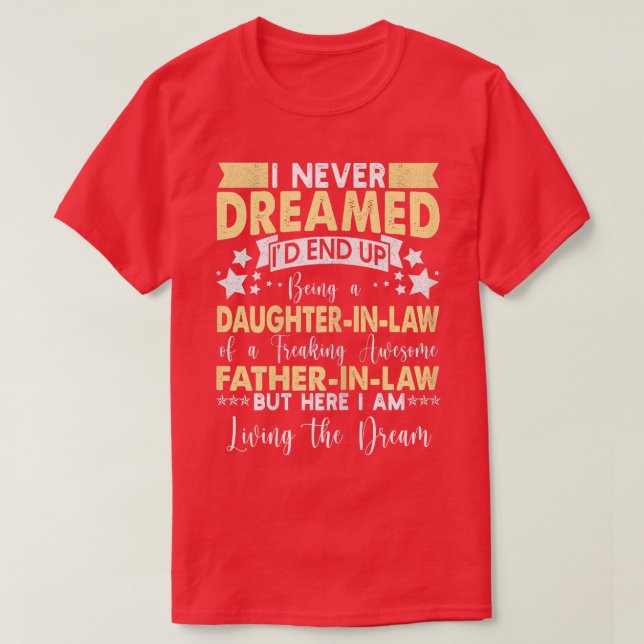 Womens Funny Daughter In Law Sayings, Gifts From F T-Shirt (Design vorne)