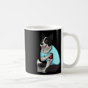 Womens Funny Dog Border Collie Liebe Mama Tattoo G Kaffeetasse