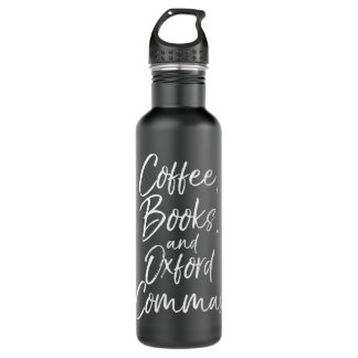Womens Funny English Teacher Gift Coffee, Books, a Edelstahlflasche
